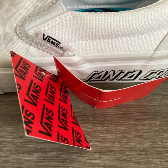 Vans x Santa Cruz Slip-On Pro Tie Dye White Women's New With Box NWB - Picture 6 of 10